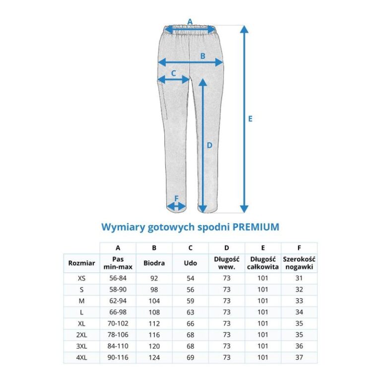 Jakie są właściwe wymiary spodni 30/32 i co oznaczają rozmiary W30 L32?