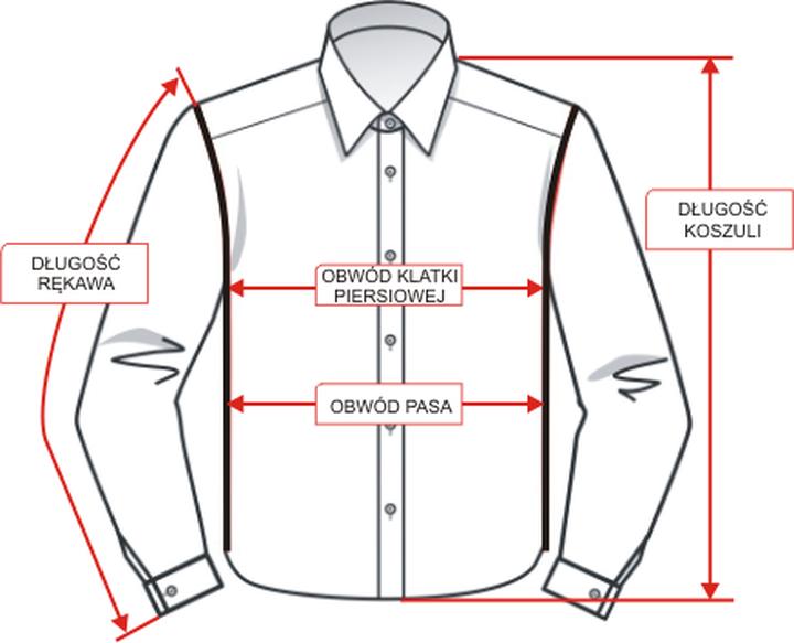 Pomiar rozmiaru koszuli