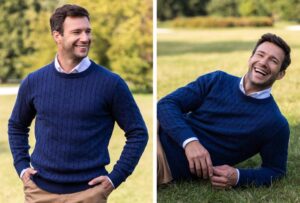 Jak wybrać idealną koszulę do niebieskiego swetra?