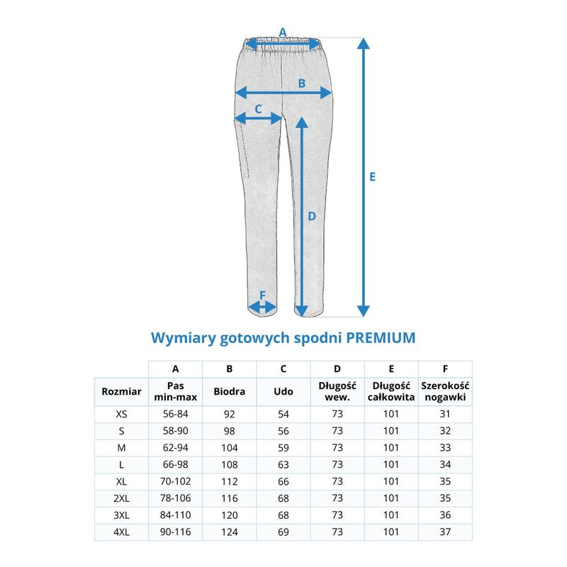 Długość spodni garniturowych