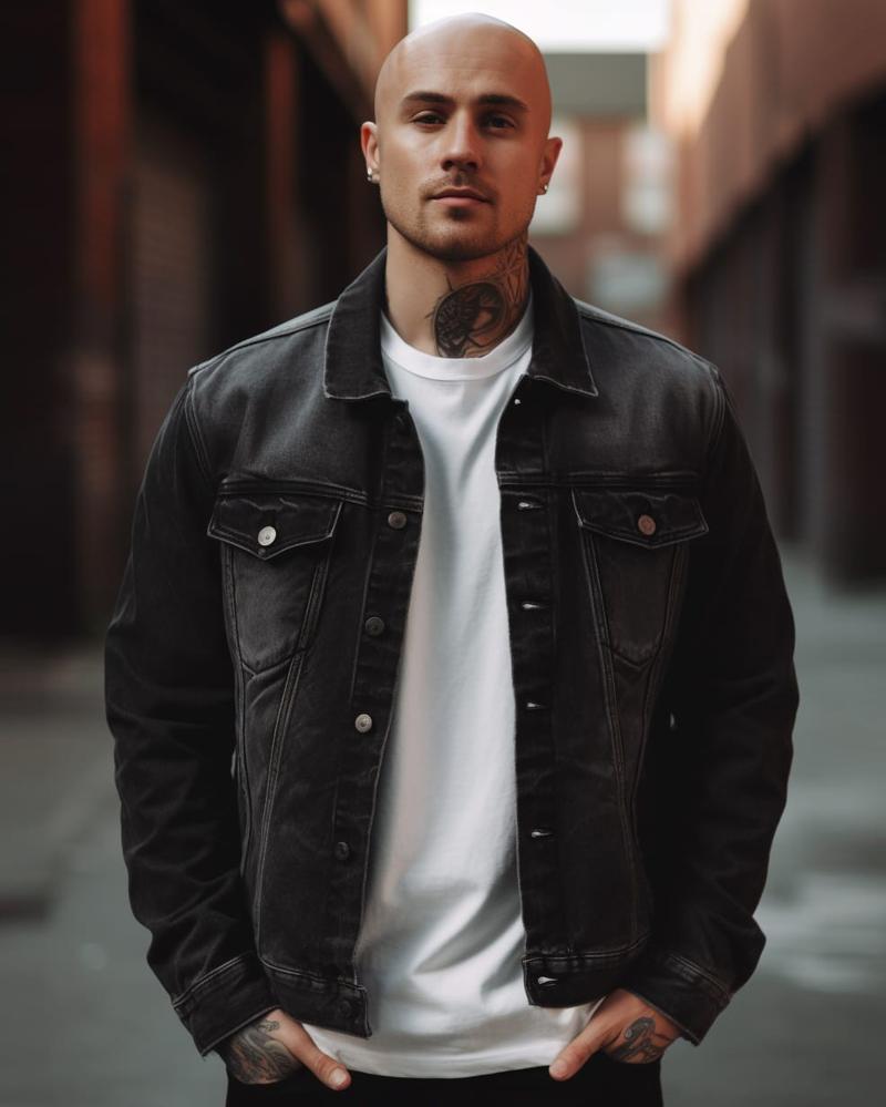 Fasony spodni do kurtki jeansowej