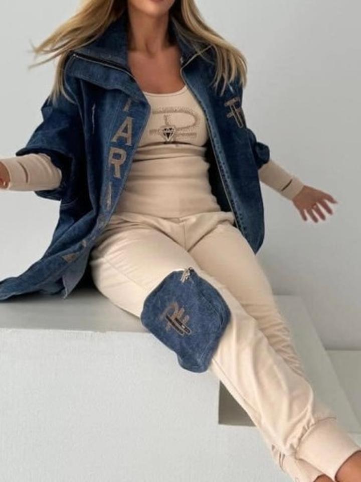 Stylizacje z kurtką jeansową