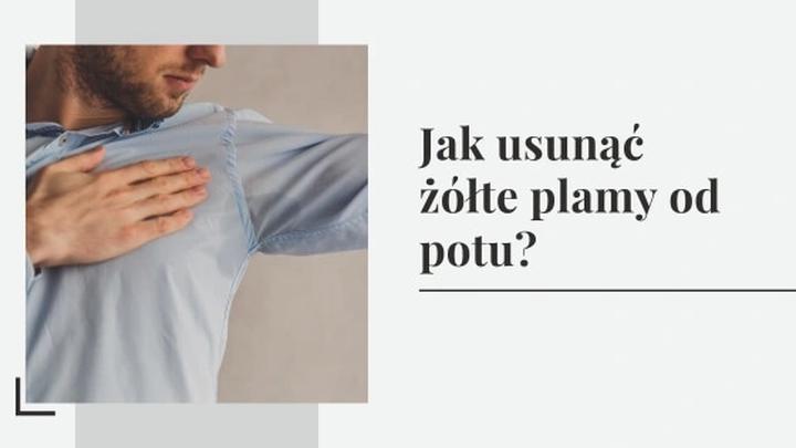 Usuwanie plam potu