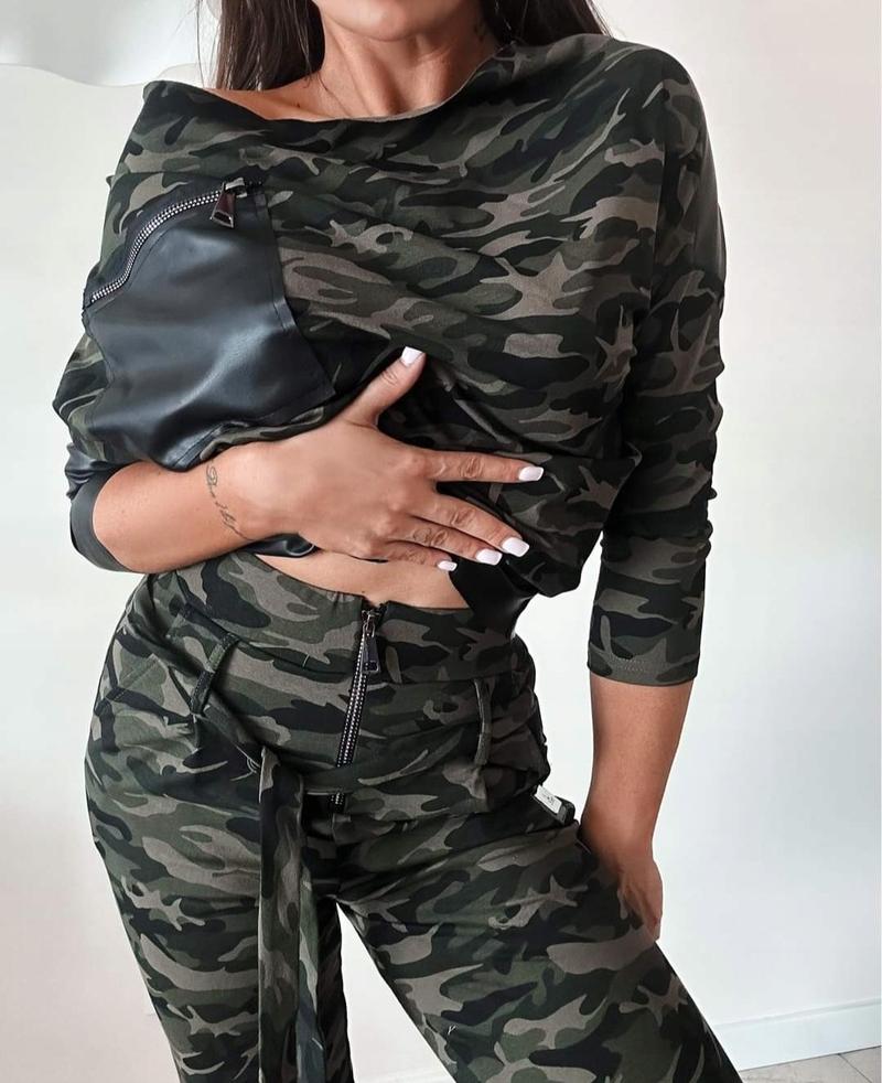 Jakie bluzki idealnie komponują się ze spodniami moro?