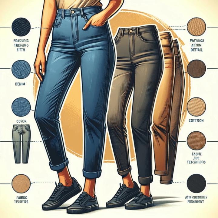 Spodnie, które idealnie podkreślą nogi z grubymi udami